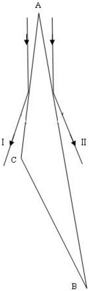 Non-contact indirect measuring method for thickness of Fresnel biprism