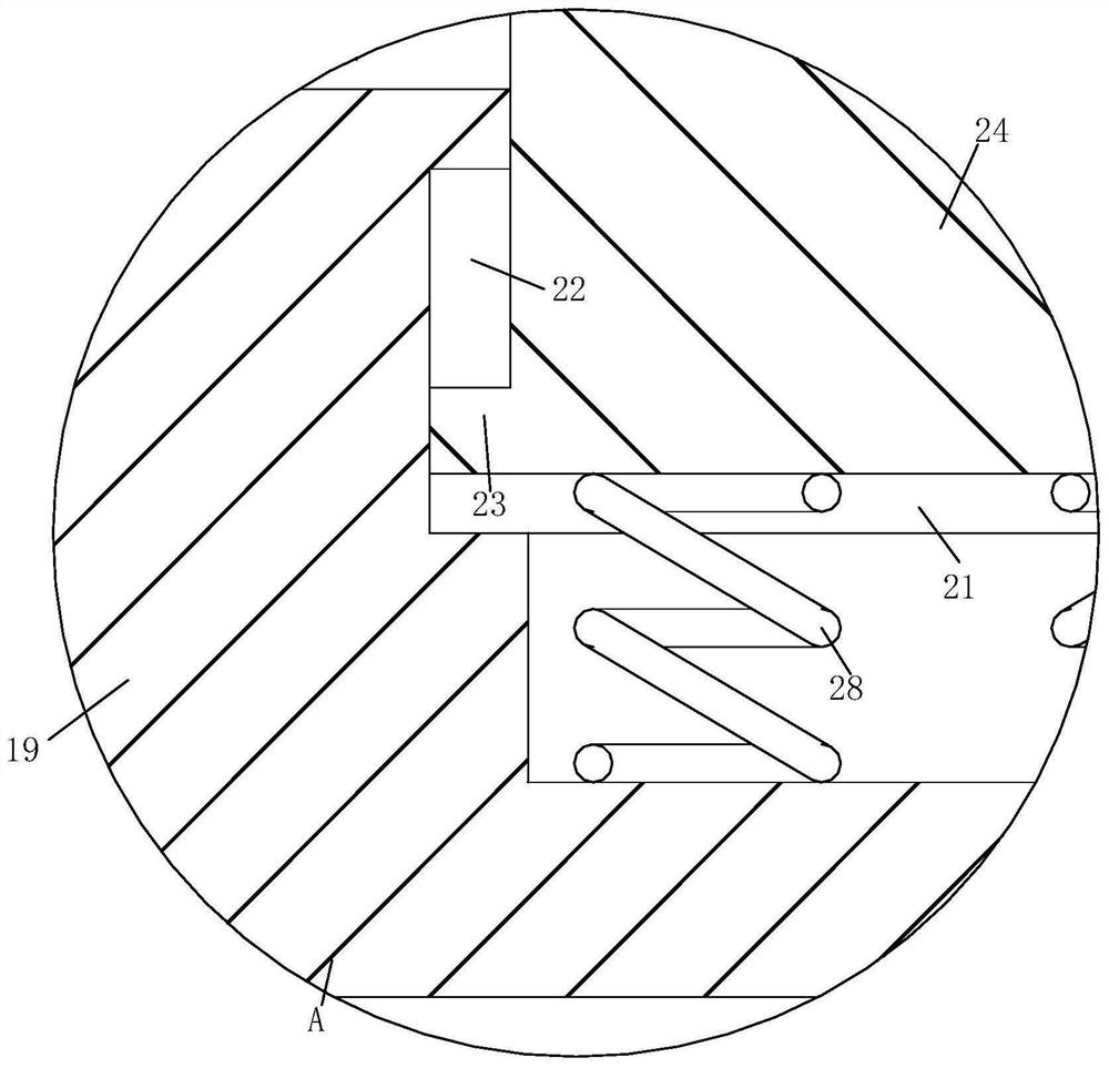 A hot stamping metal mold