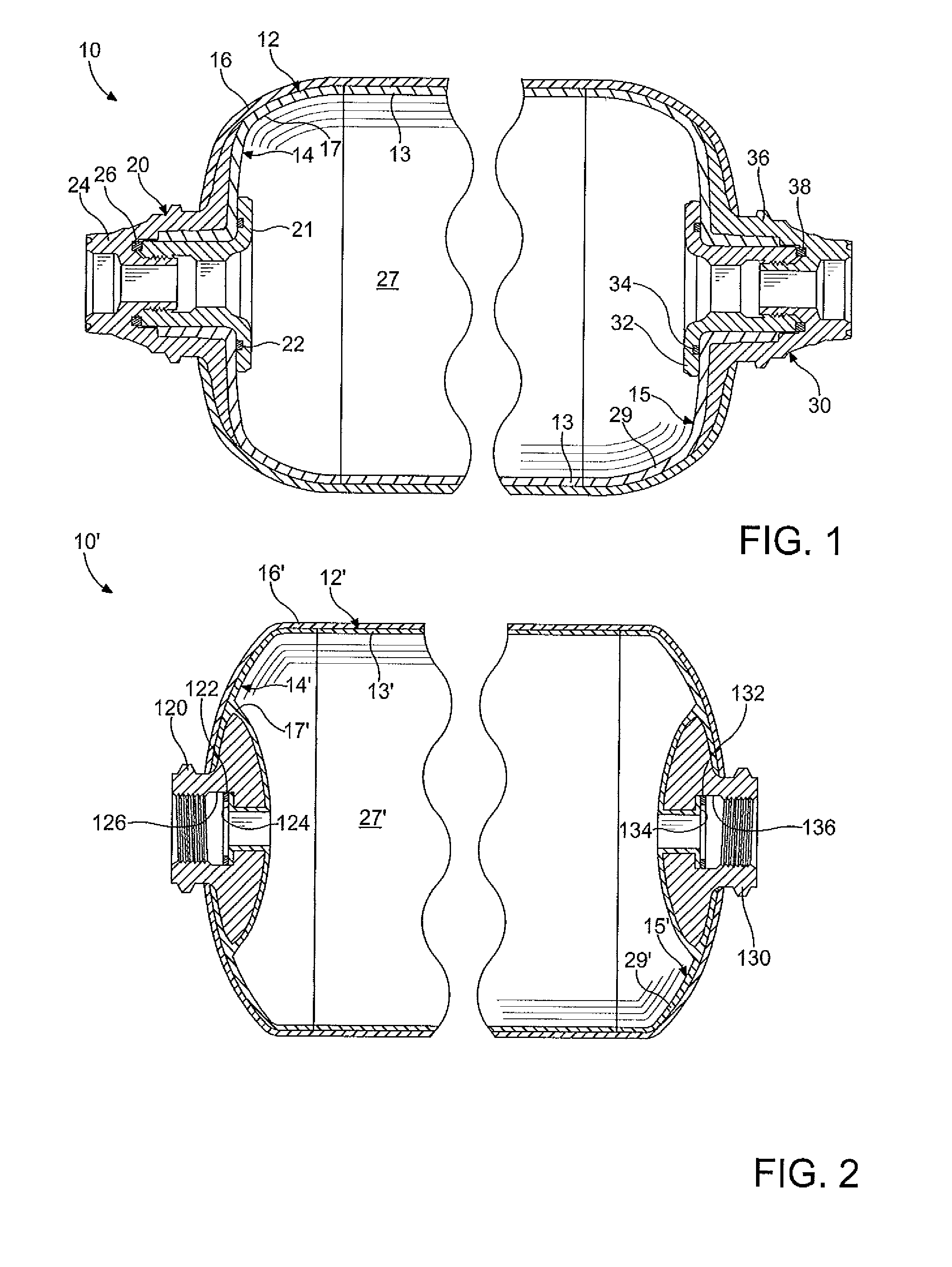 Process for forming a vessel