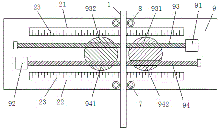 Power transmission cable bending method and device capable of measuring bending length
