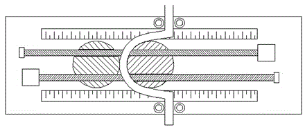 Power transmission cable bending method and device capable of measuring bending length