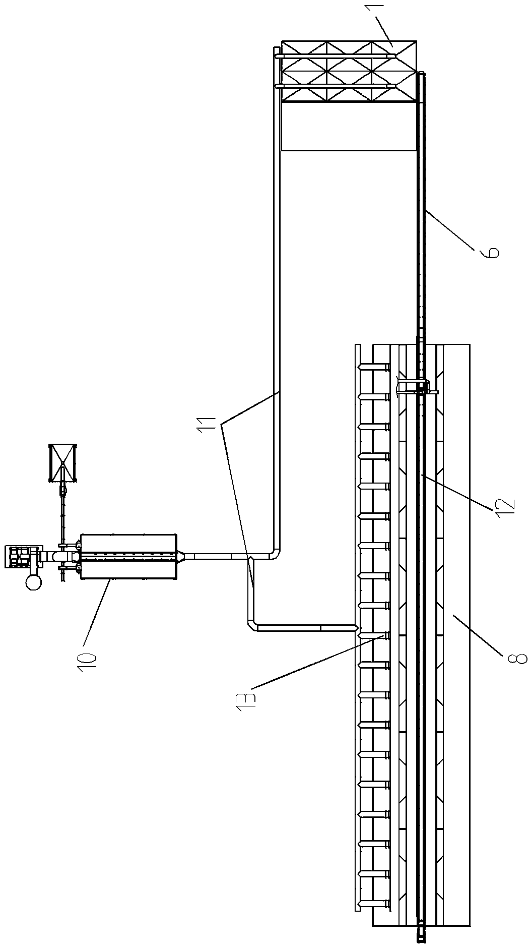 Material conveying system