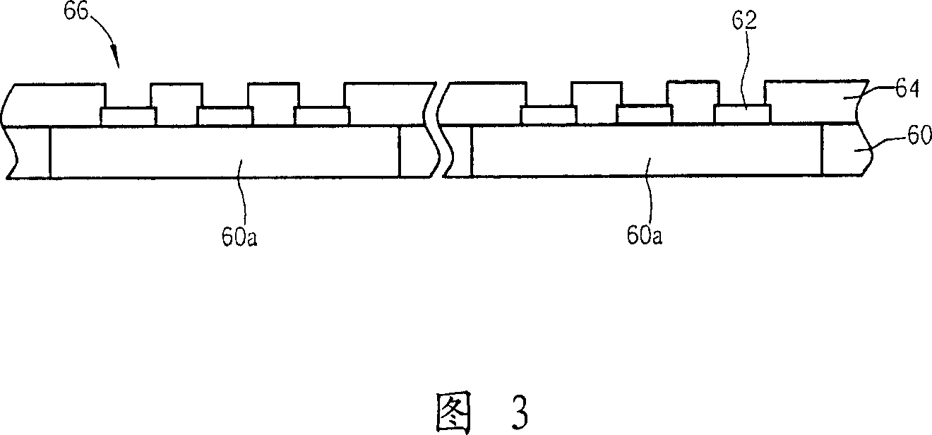 Upside-down mounted chip packaging method and packaging structure thereof