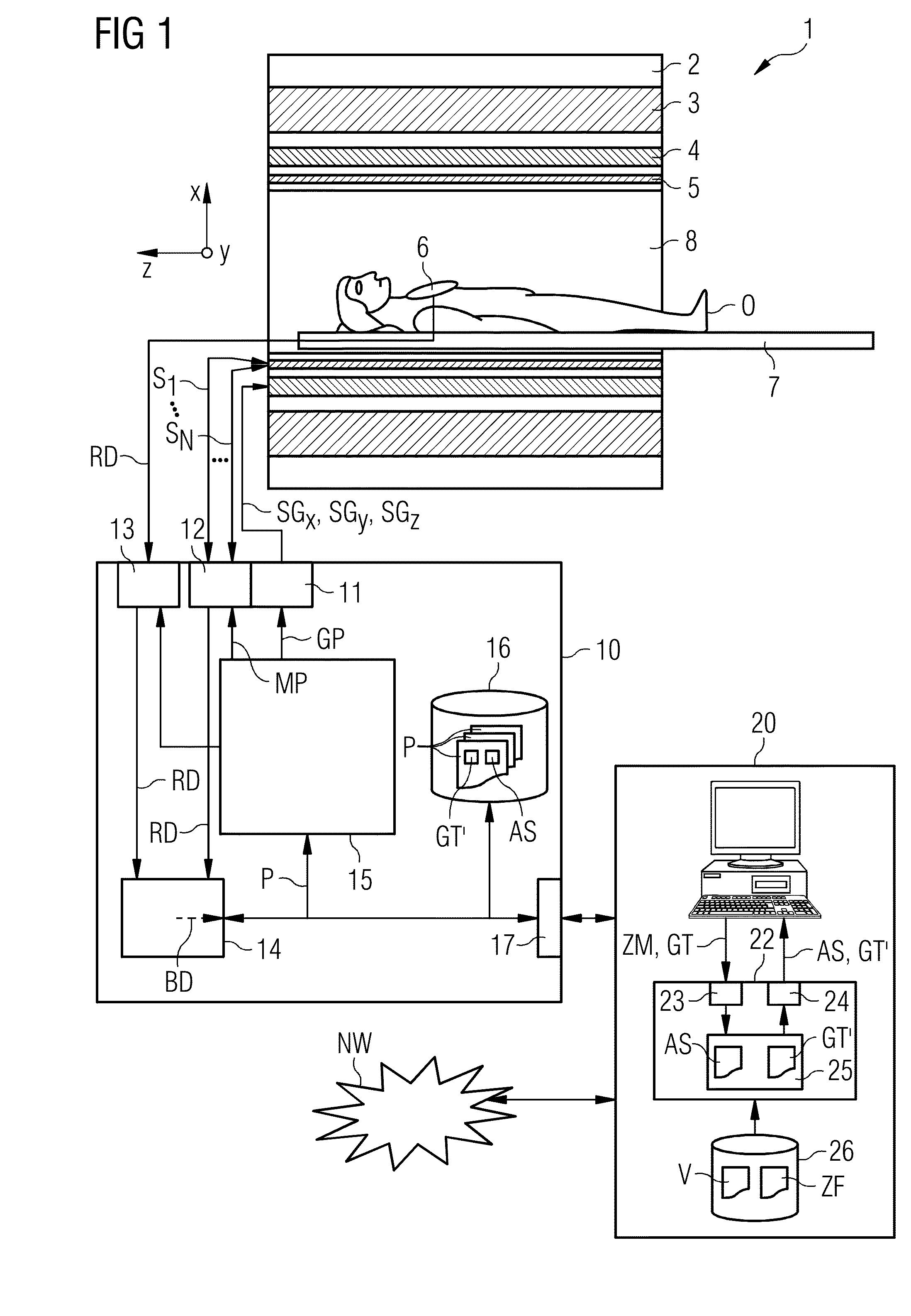 Determining a Magnetic Resonance System Control Sequence
