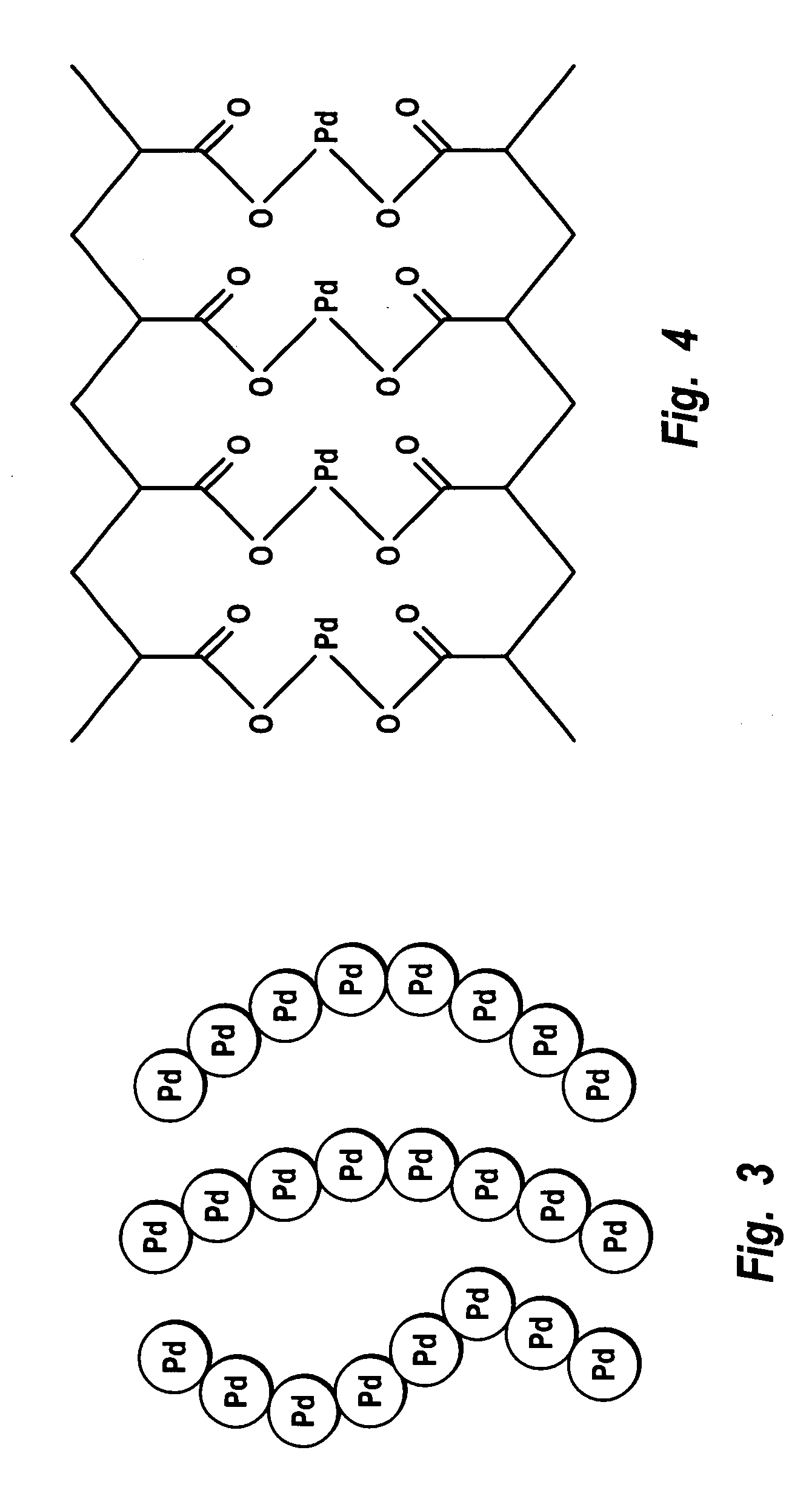 Intermediate precursor compositions used to make supported catalysts having a controlled coordination structure and methods for preparing such compositions
