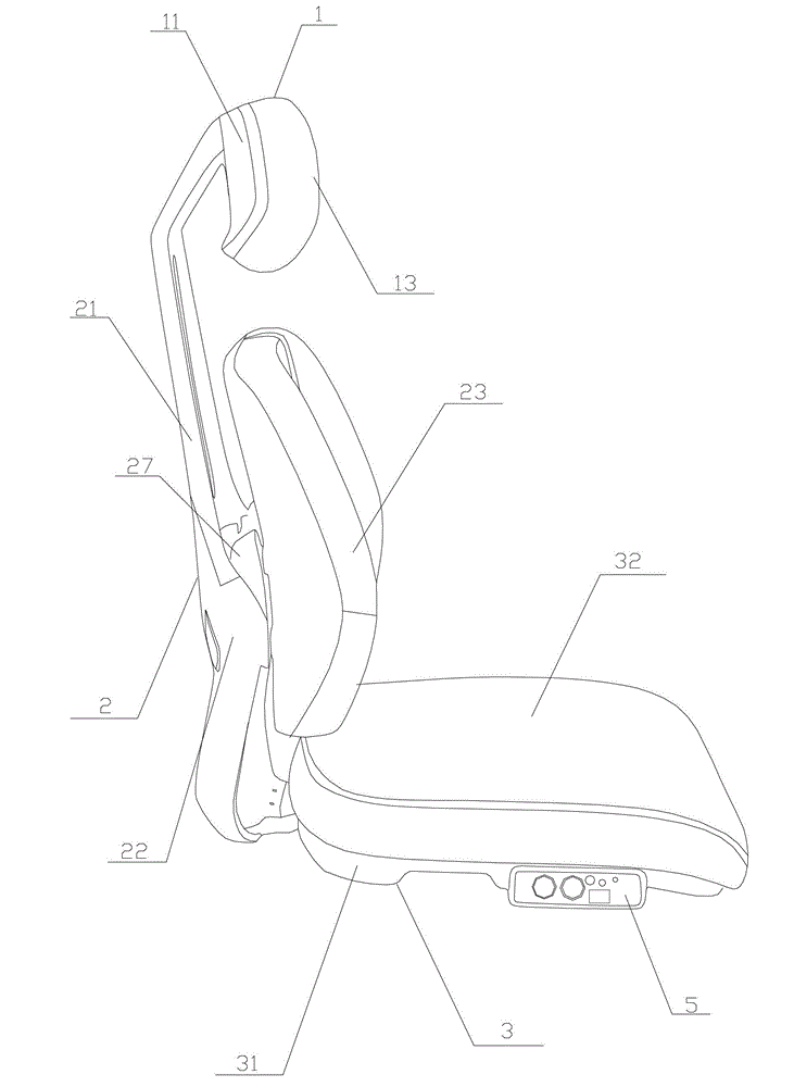 a musical back chair