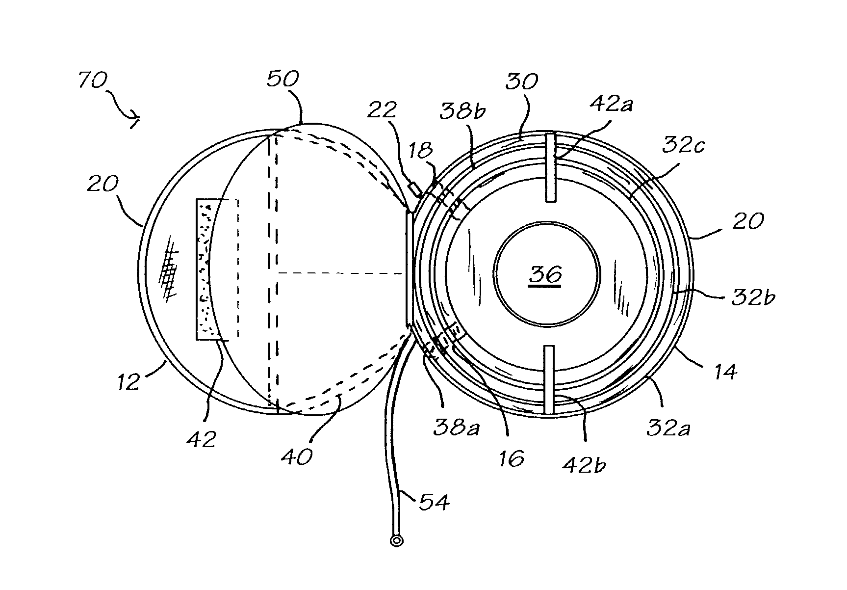 Cable storage device