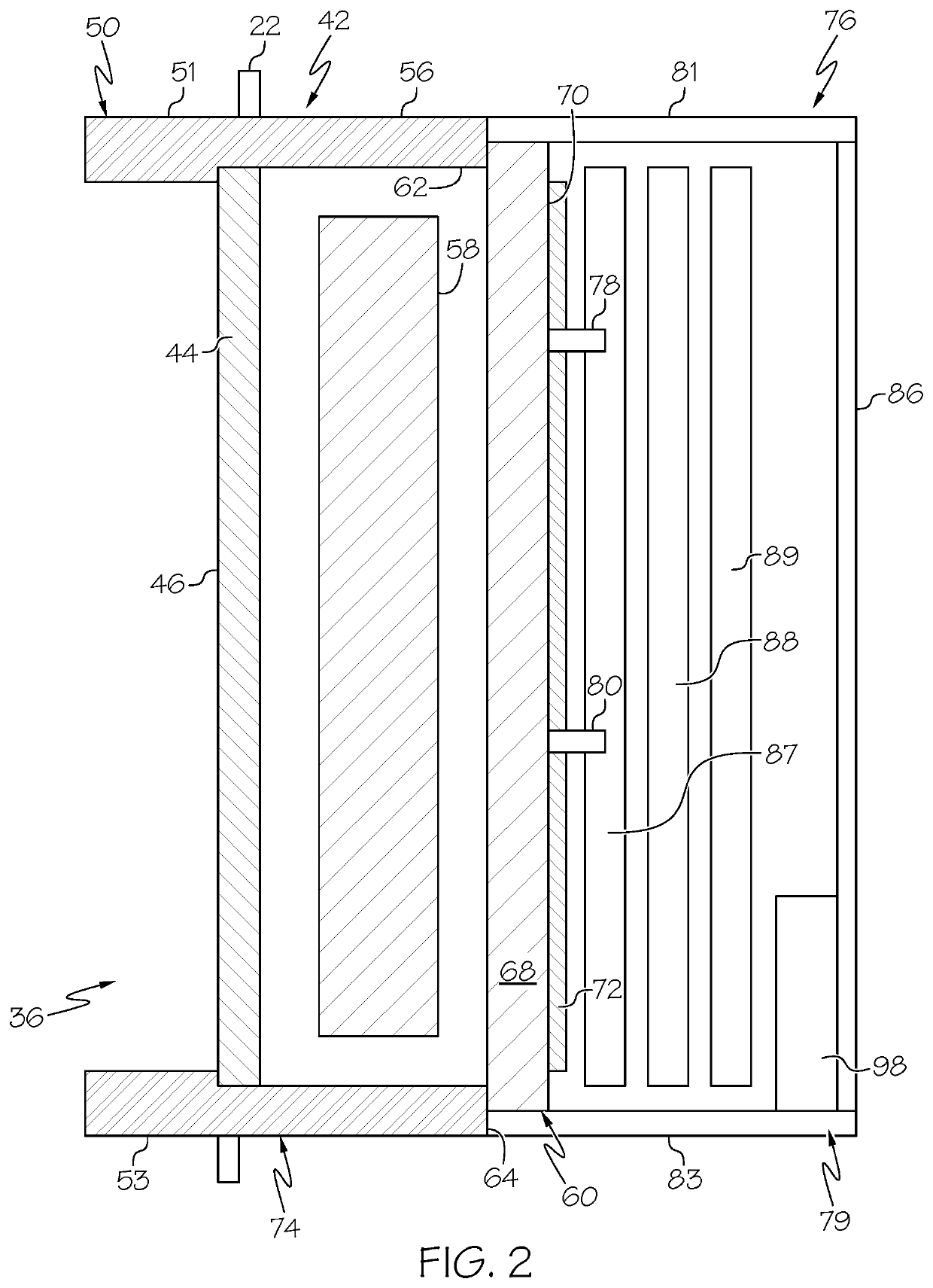 Flammability resistant visual display assembly