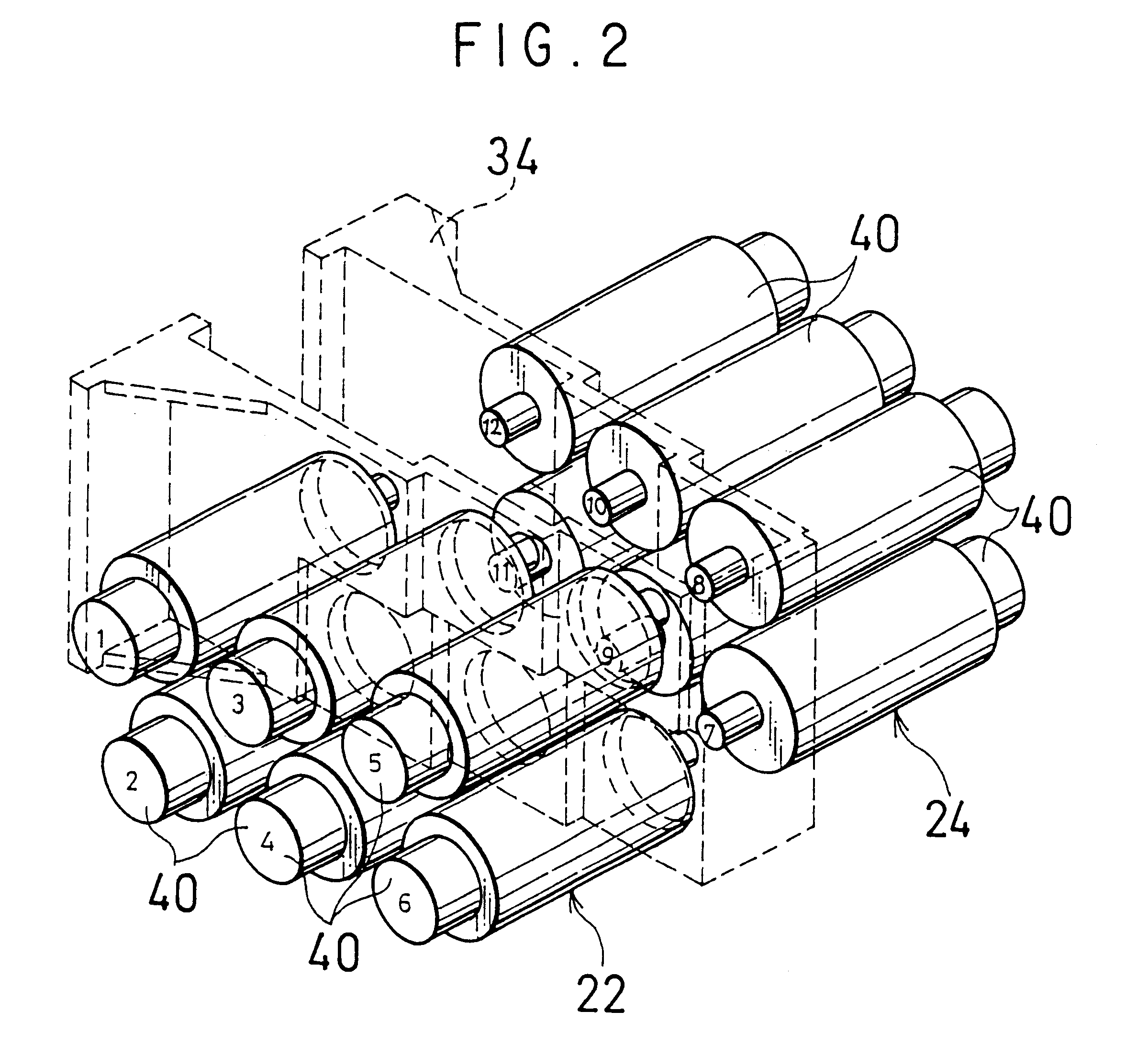 Electric shedding device in weaving machine