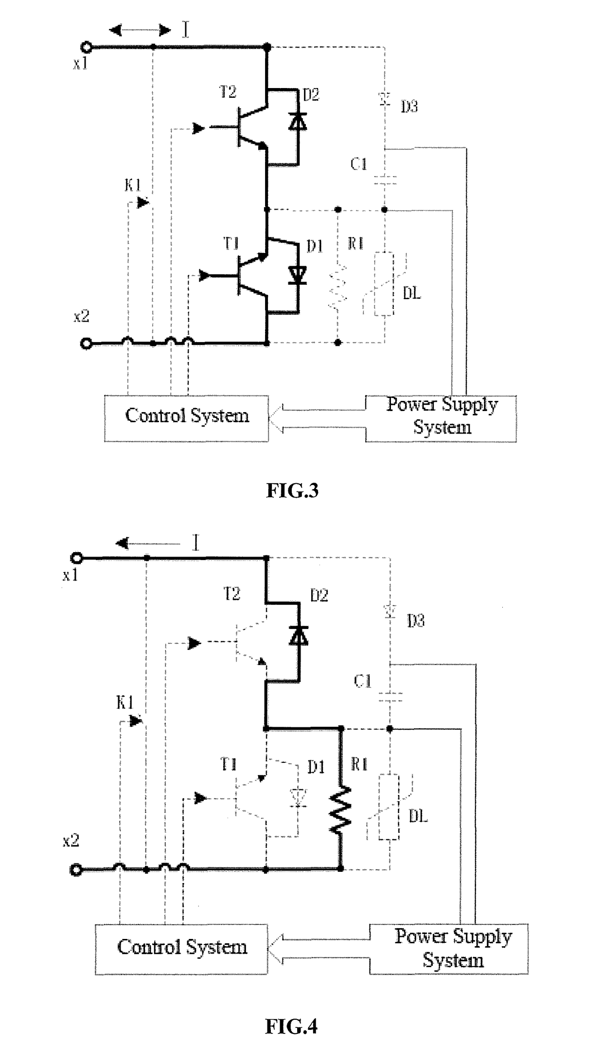 Fault current-suppressing damper topology circuit and control method thereof and converter