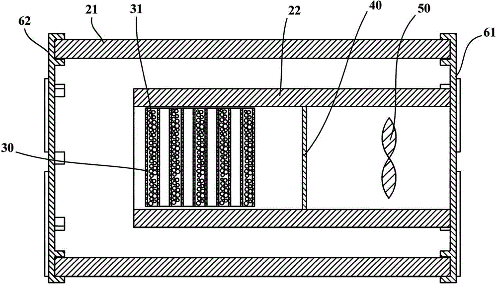 Drying device, refrigerator and drying agent recovering method