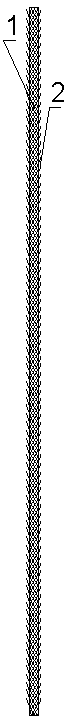 Dendritic fiber filament and forming device