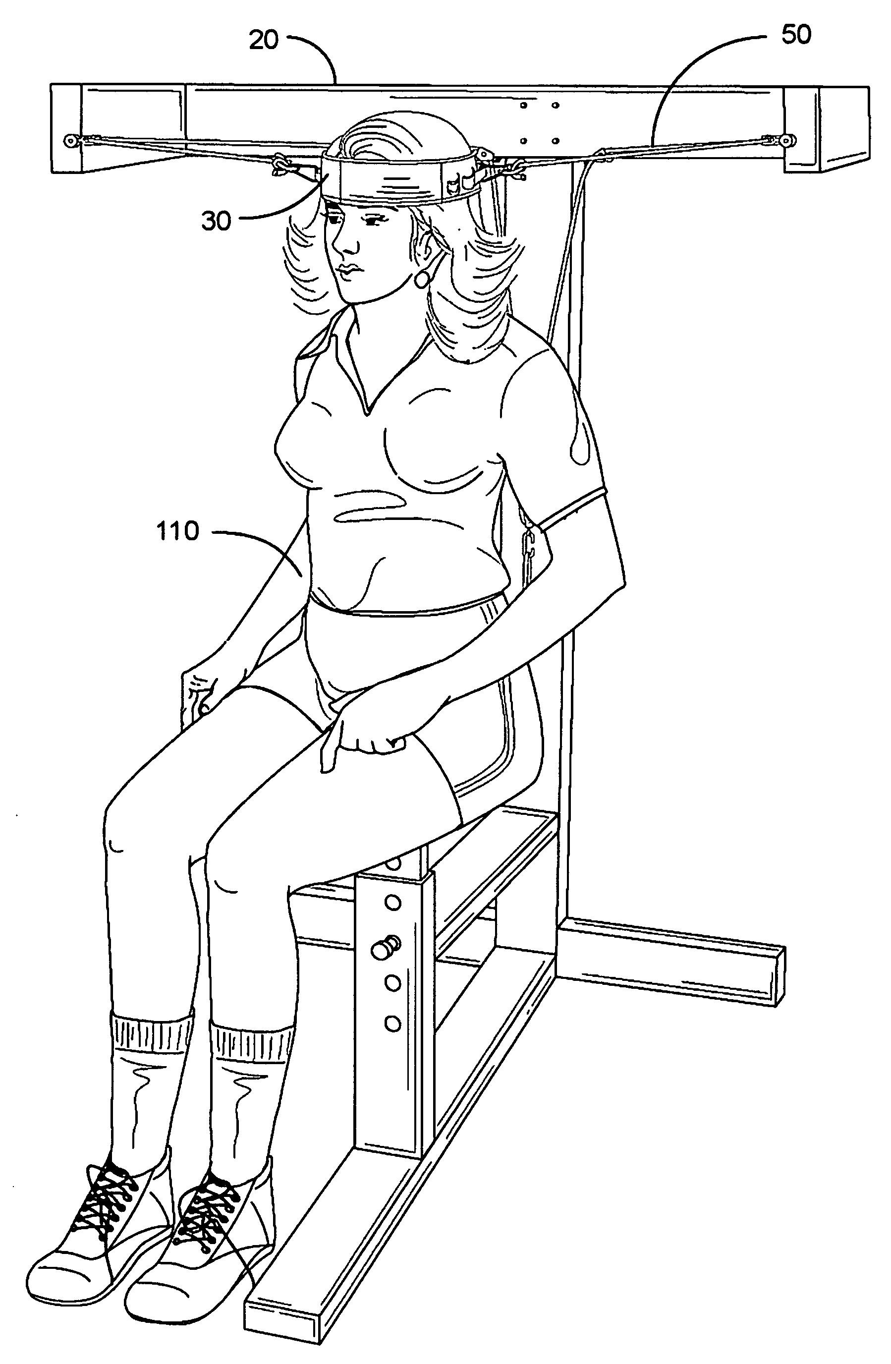 Neck exercise machine