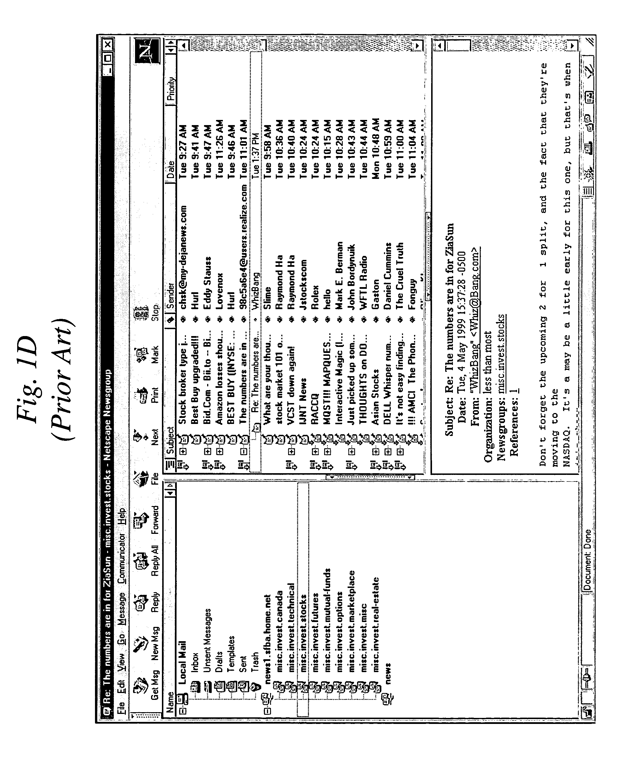 System and method for managing an online message board