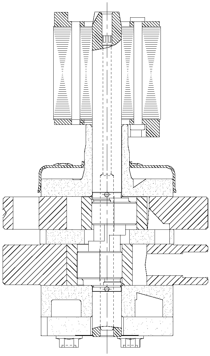 Crankshaft rotor assembly and compressor