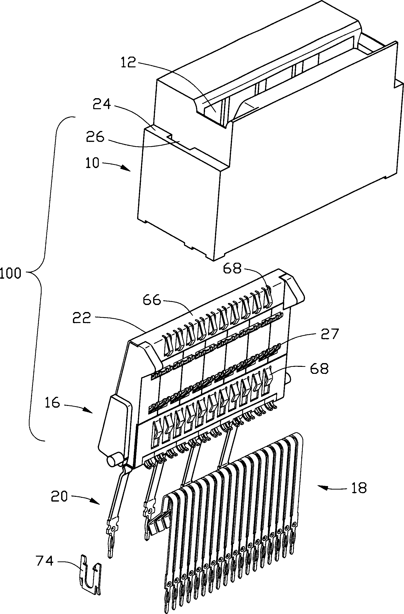 Backplate connector