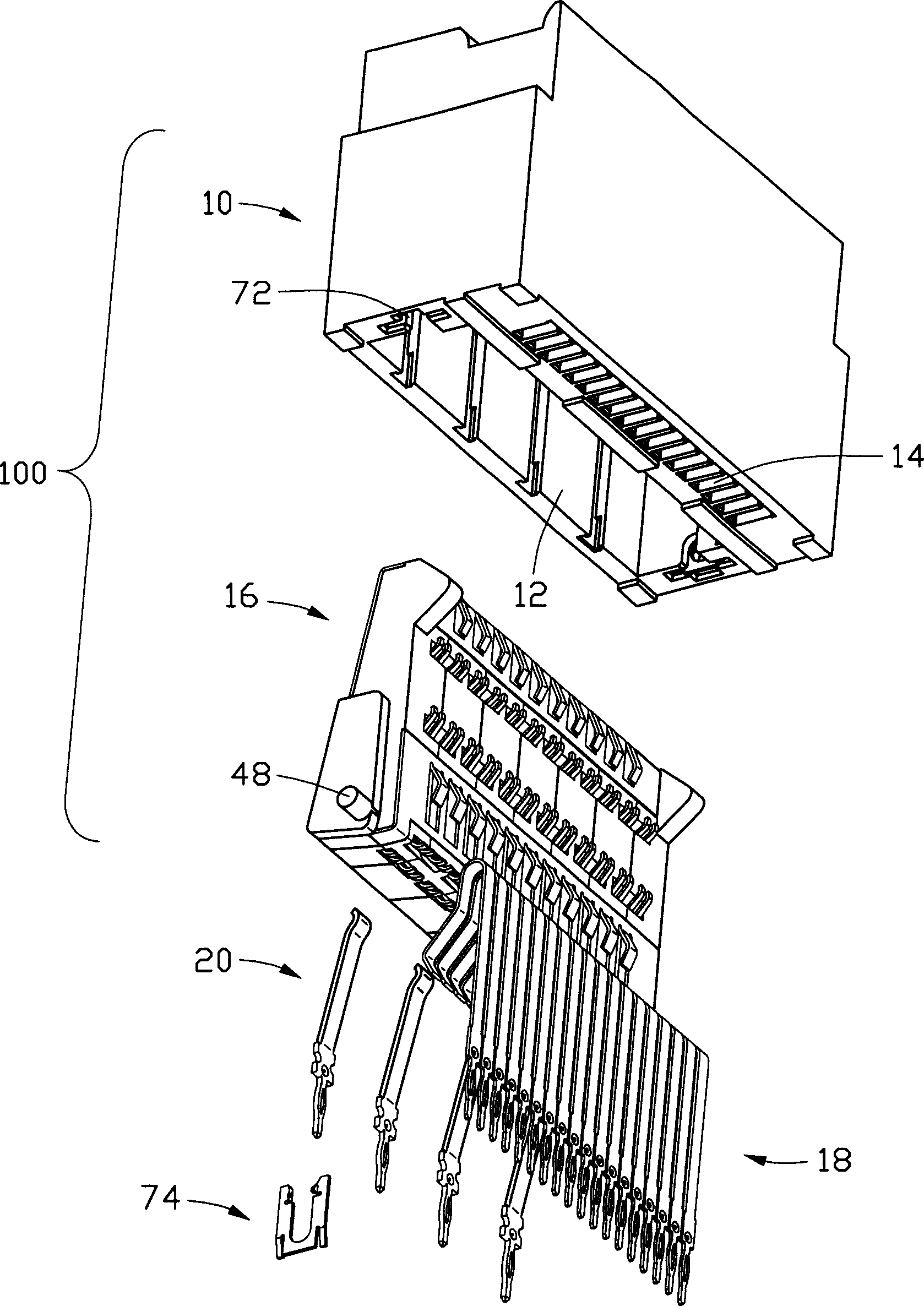 Backplate connector