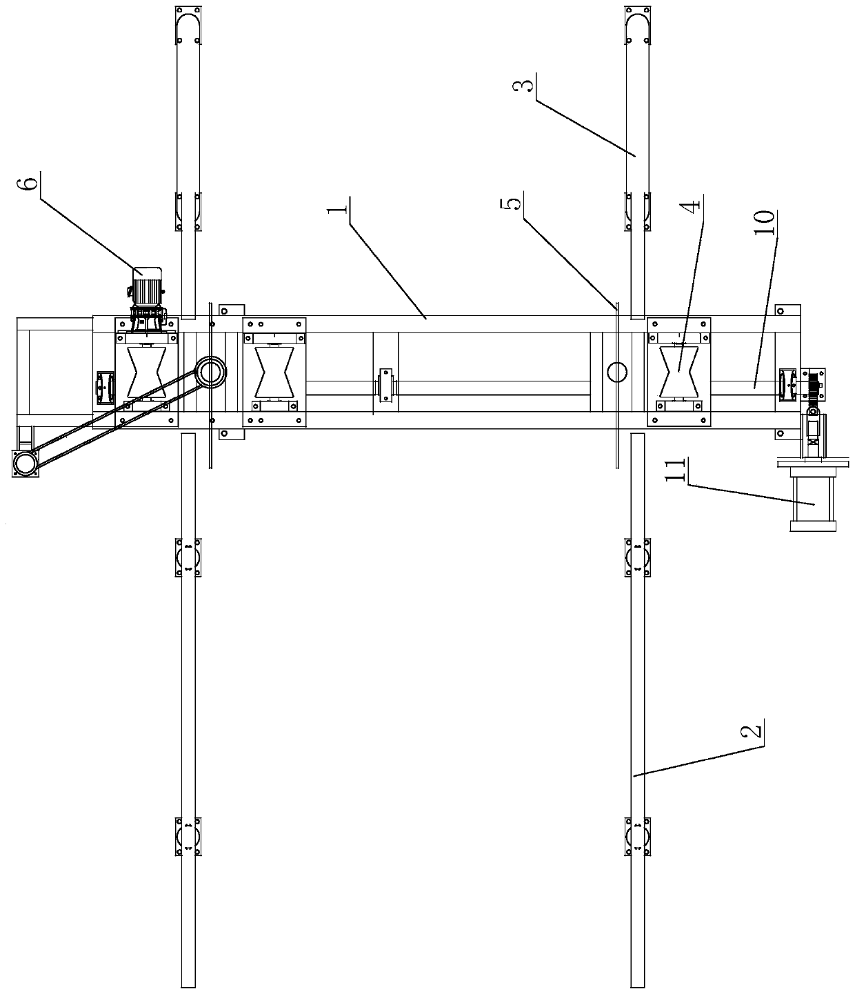 Machining loading and unloading mechanism for rod parts