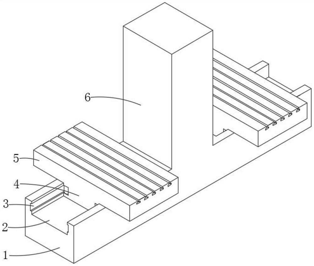 Workbench of vertical turning machining center