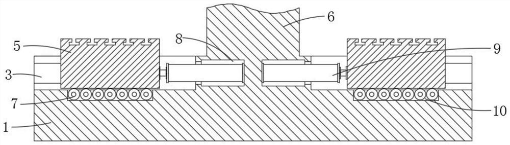 Workbench of vertical turning machining center