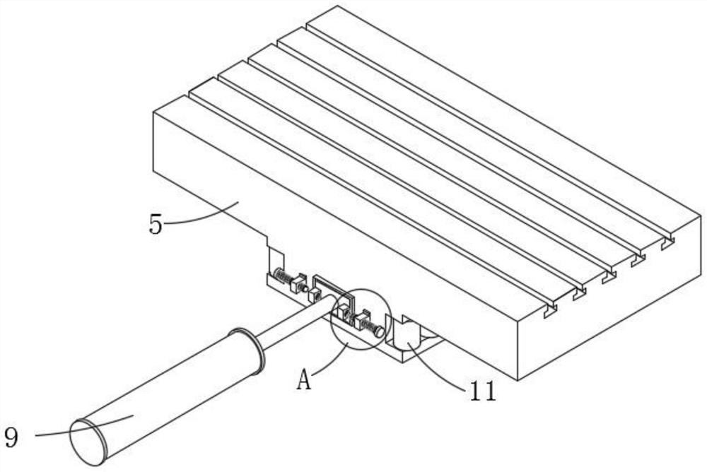 Workbench of vertical turning machining center