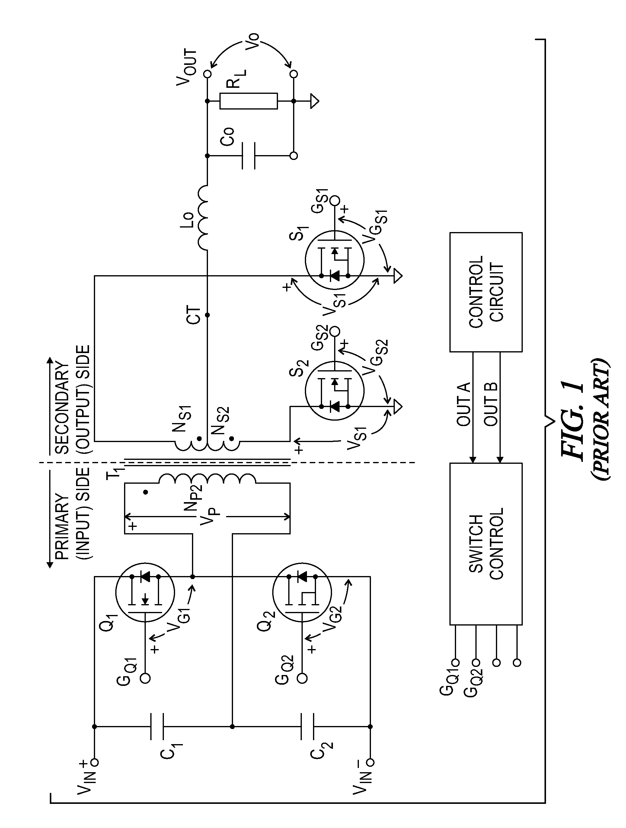 Integrated magnetics with isolated drive circuit
