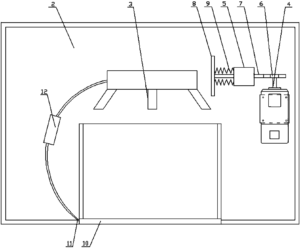 Drilling device for automobile spare parts