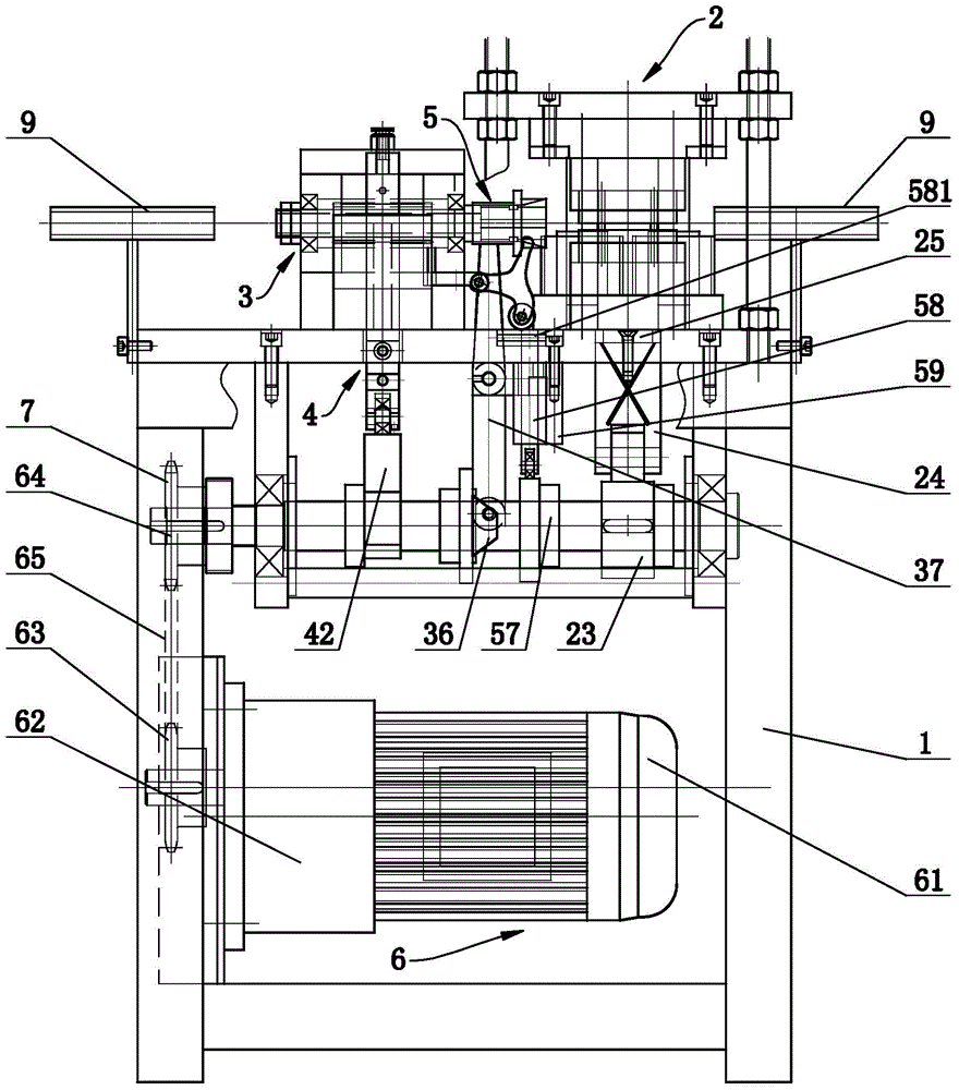 Thin-wall gold tube automatic shrinking machine