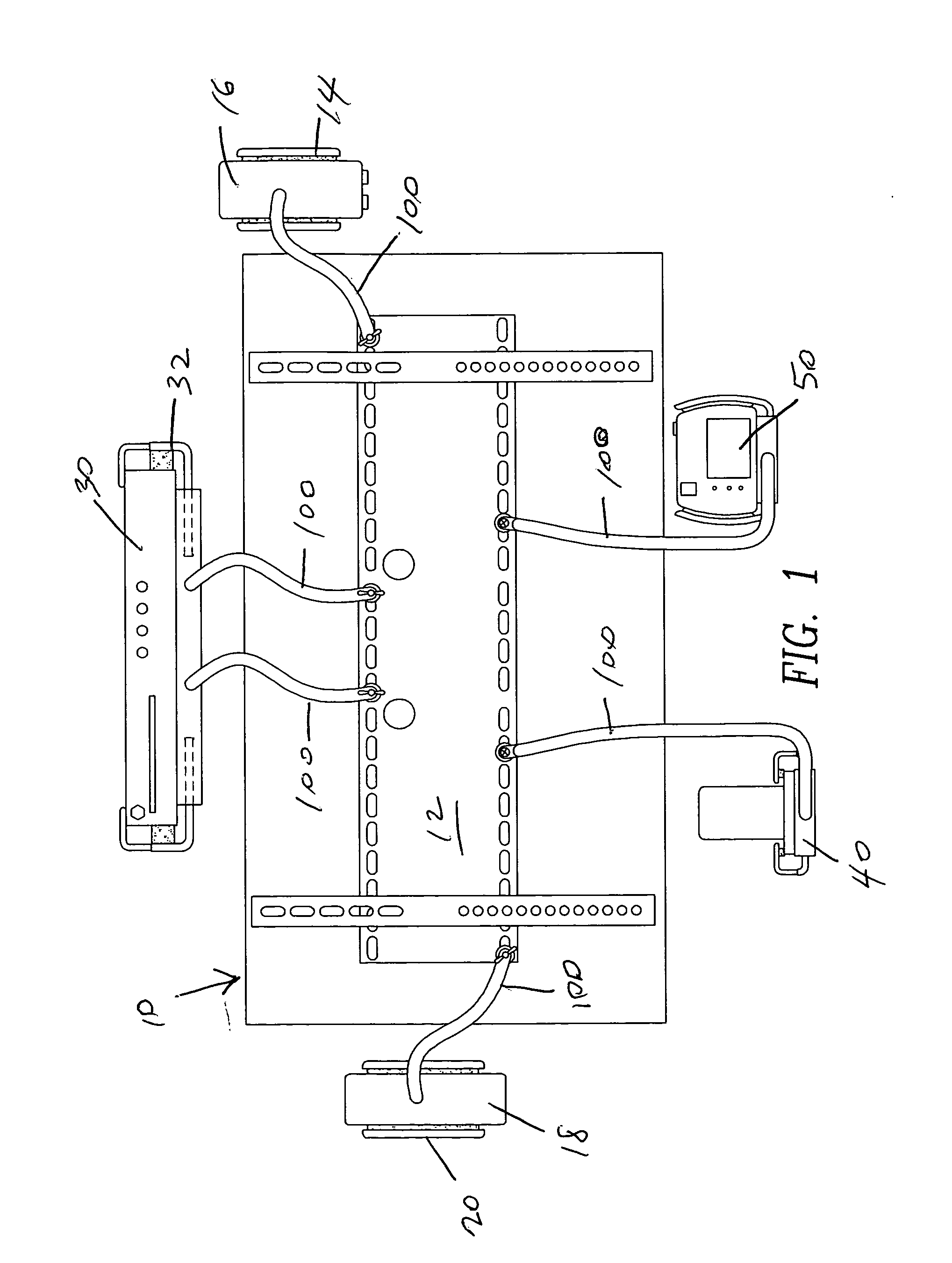 Universal holder and flexible member for mounting, holding, and adjustably positioning electronic products and accessories