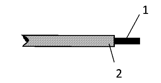 Composite fiber filament for nuclear radiation protection and production method of composite fiber filament