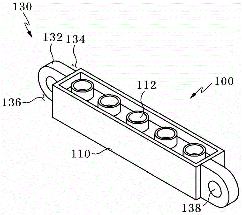 Large assembly block for toys