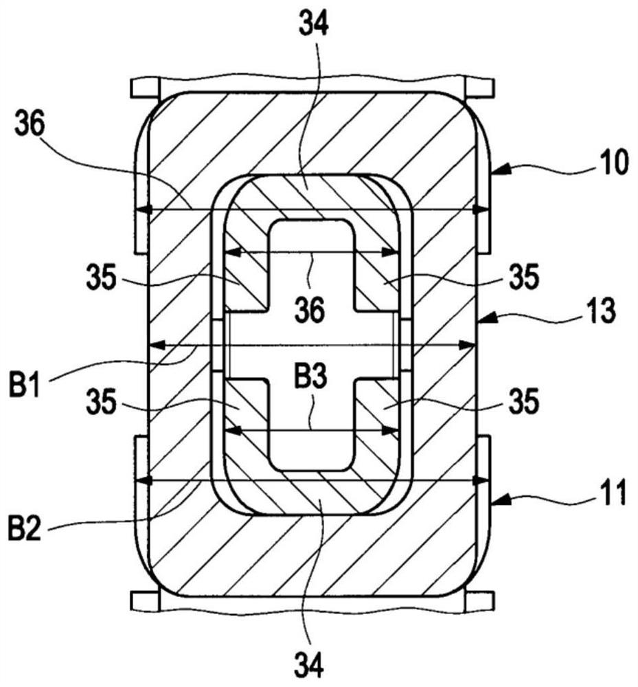 Connection device for exhaust gas turbocharger and exhaust gas turbocharger