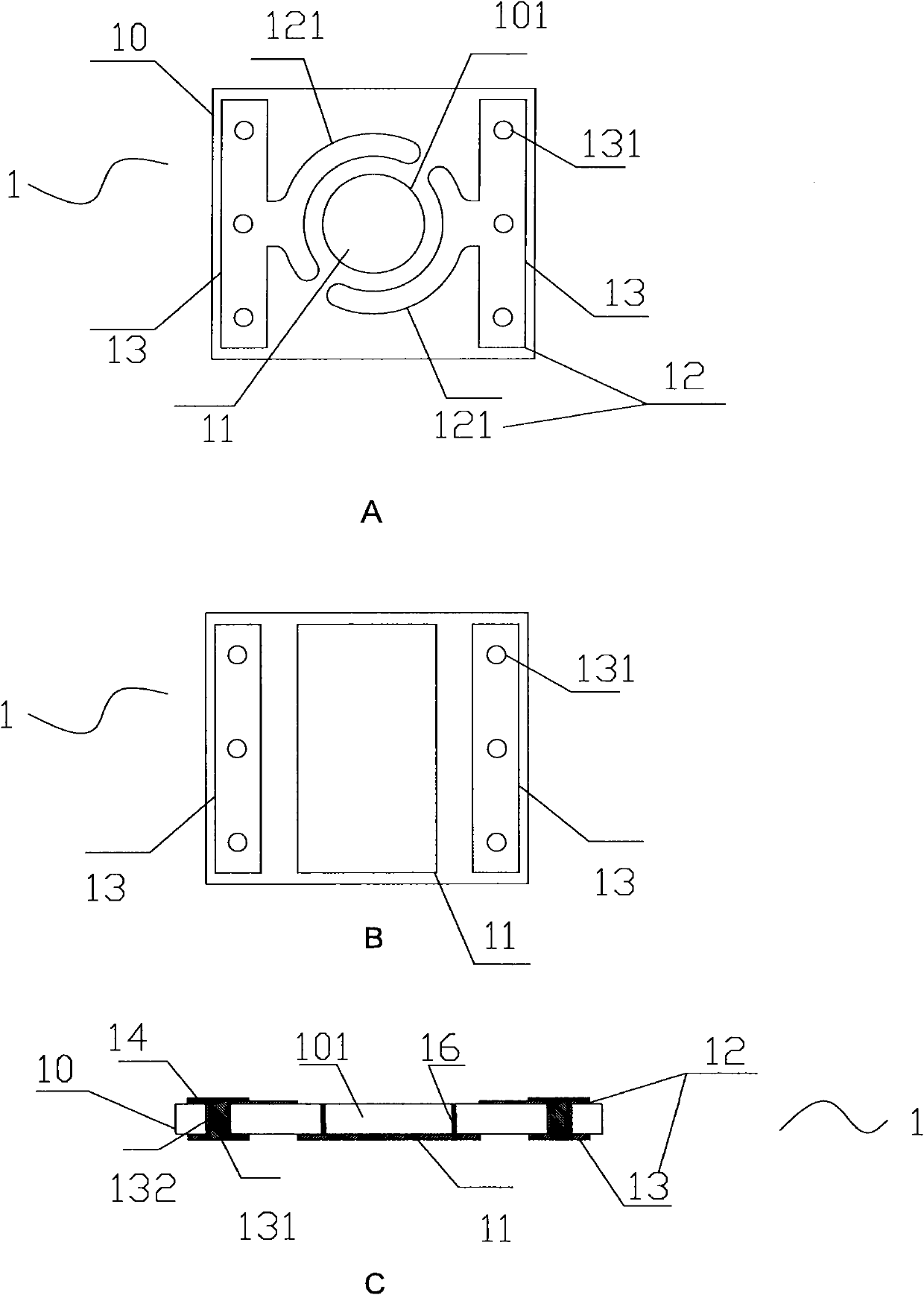 Surface mounted type power light-emitting diode (LED) bracket manufacturing method and product manufactured thereby