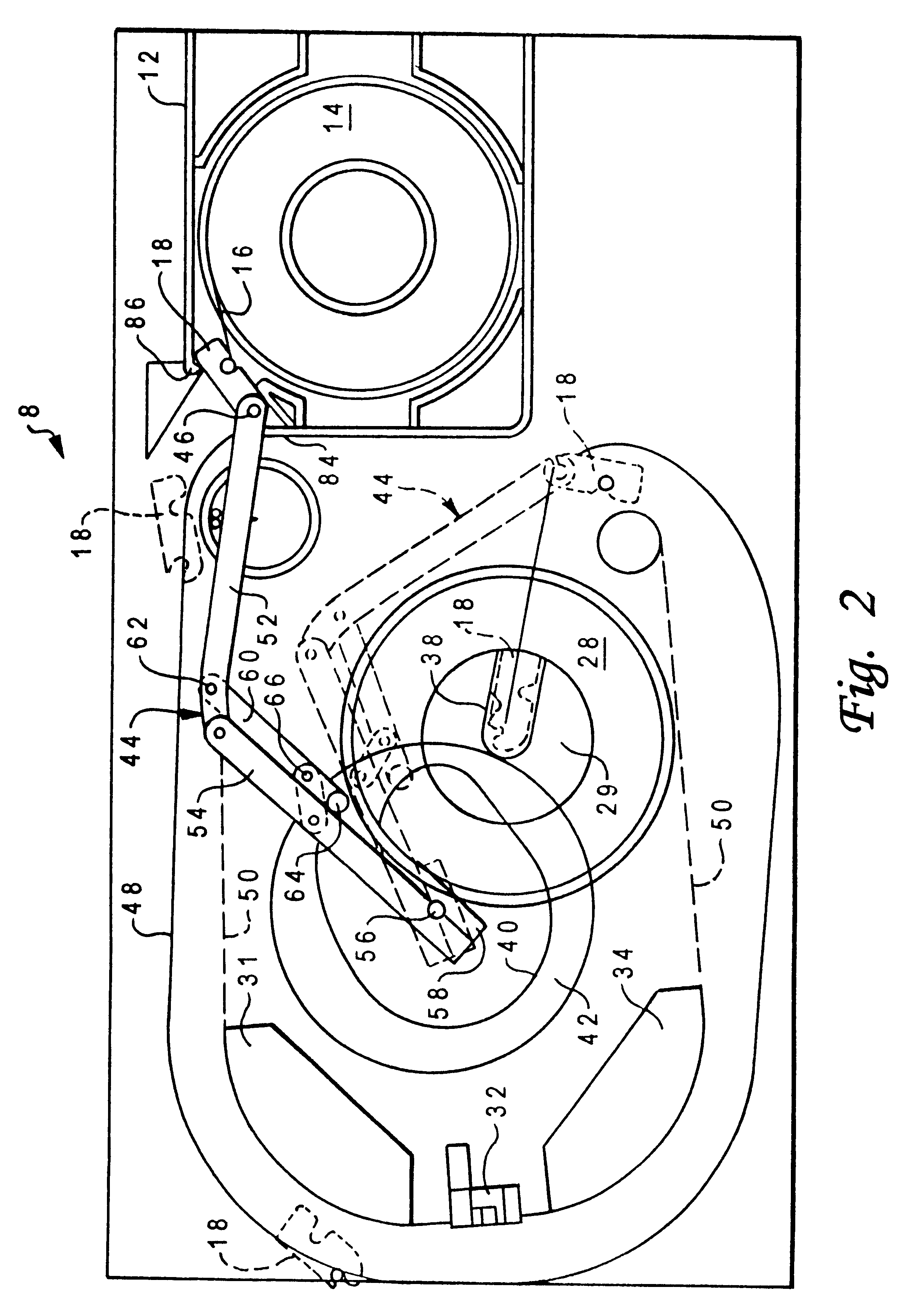 Method and system for detecting the end of a tape within a magnetic tape drive