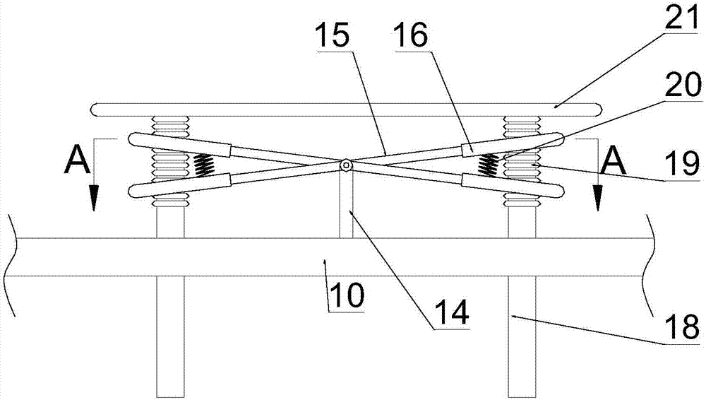 Bead limit quick installation mining drill carriage rock drill vibration testing device