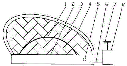 Light and portable inflatable mattress