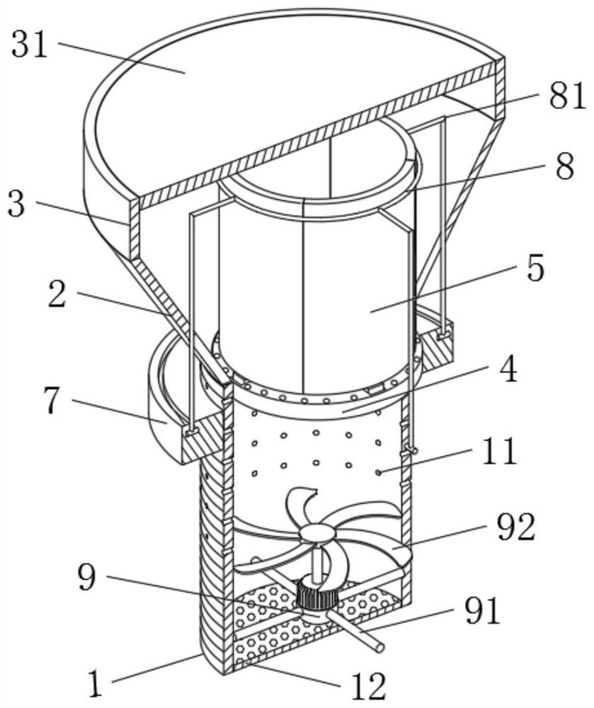 Light-concentrated LED light source beneficial to light distribution