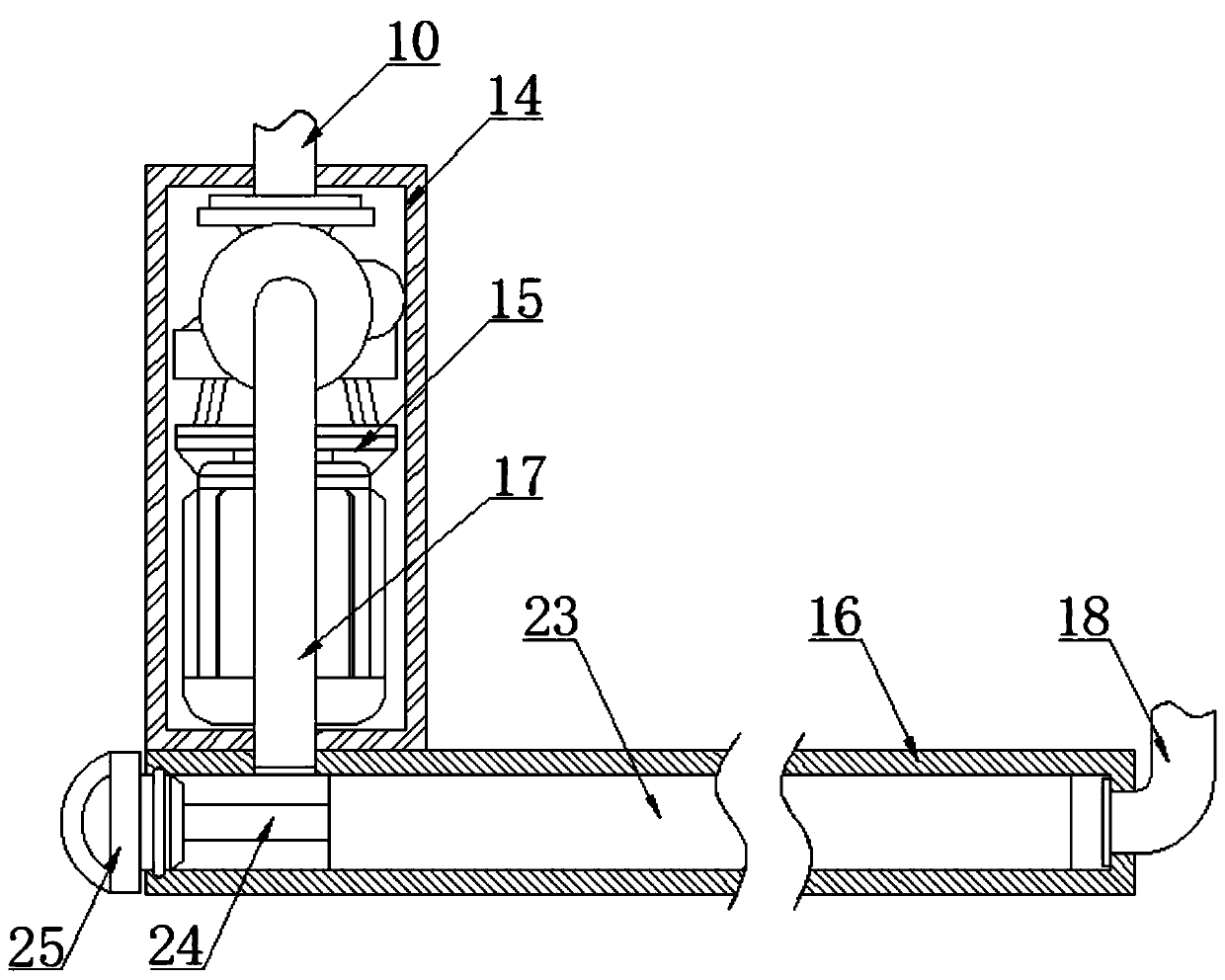 Waste gas cleaning treatment device for dyeing and finishing setting machine and operation method of waste gas cleaning treatment device