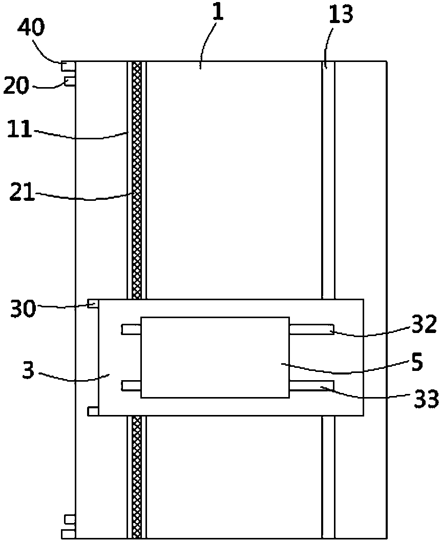 An automatic detection apparatus for elevator guide rails