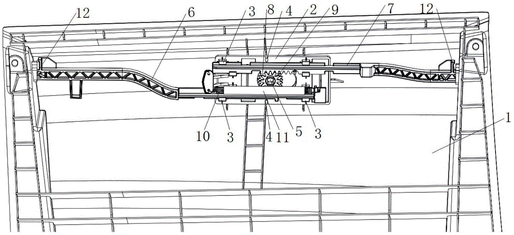 Opening and closing mechanism assembly for inner cover plate of glove compartment of vehicle