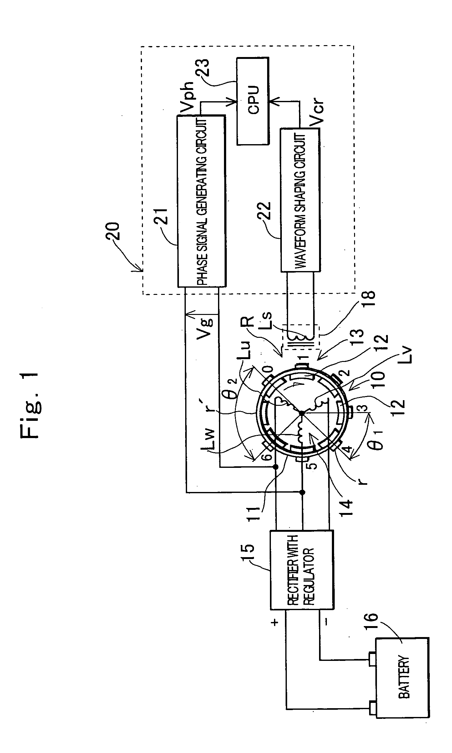 Engine rotation information detection device