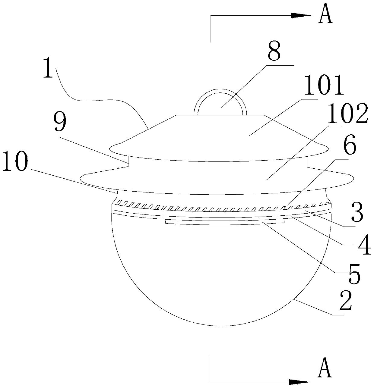 Constant-current LED intelligent control street lamp based on ambient light brightness and darkness conversion