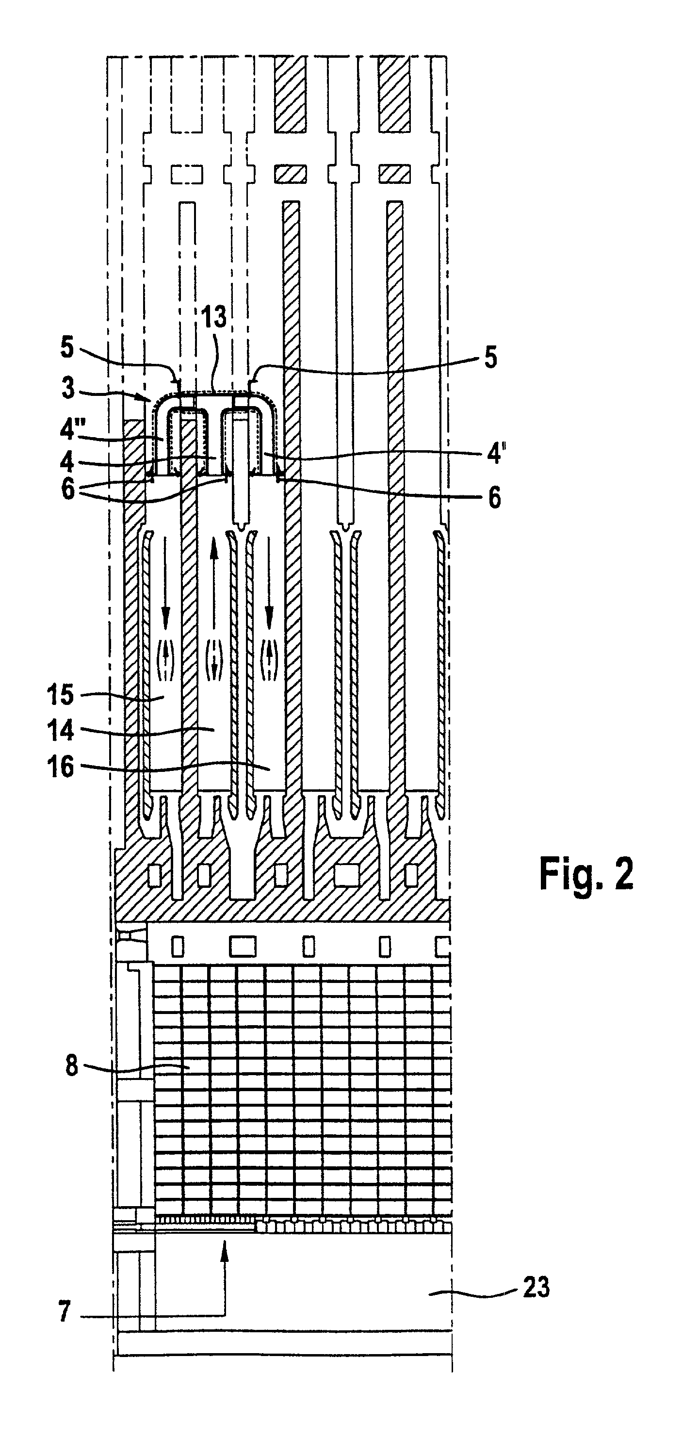 Method of hot-repairing the heating flues of a coke-oven battery and device for carrying out said method