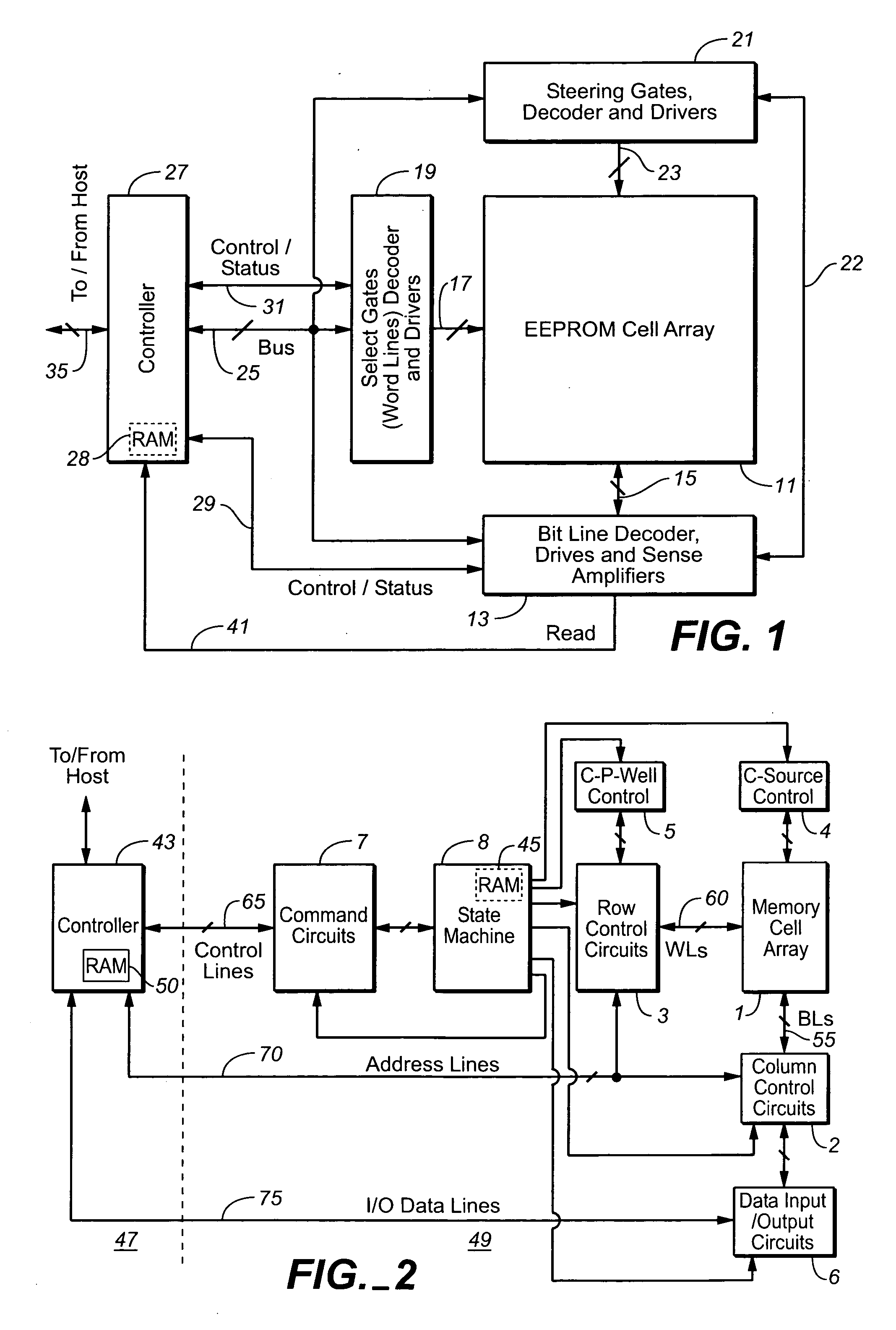 Method for copying data in reprogrammable non-volatile memory