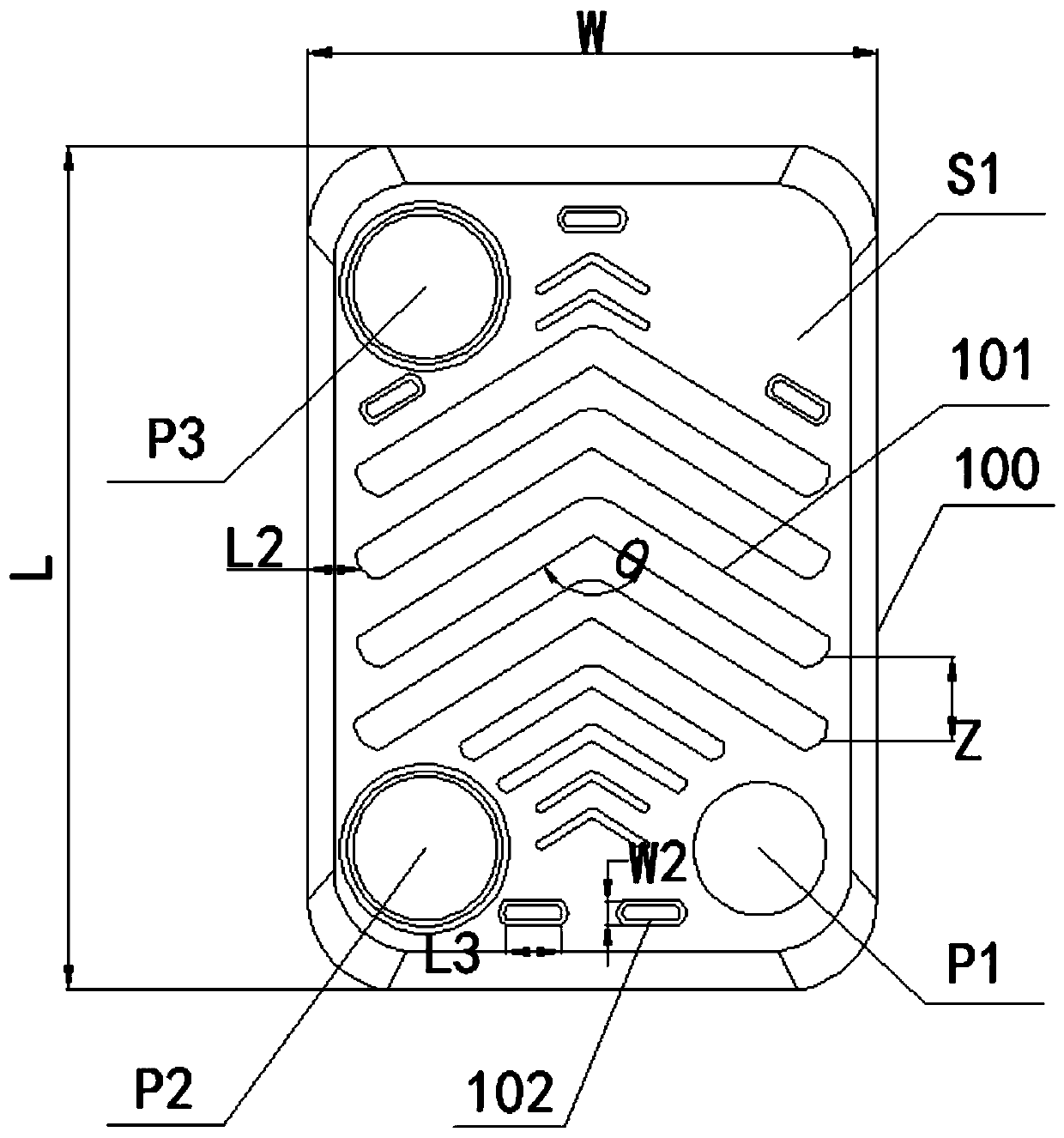 Multi-flow tandem type plate heat exchanger