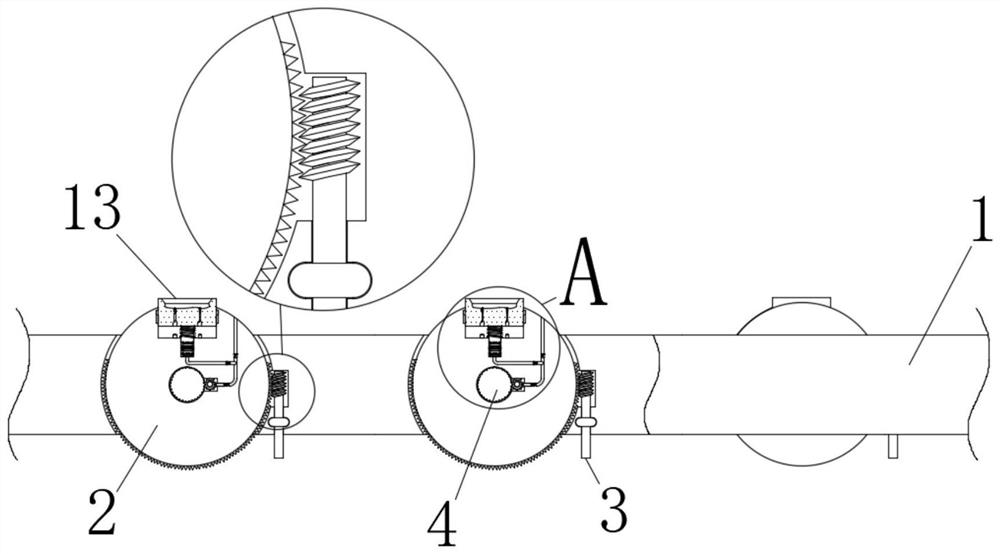 An operating frame with a circular shoe mold