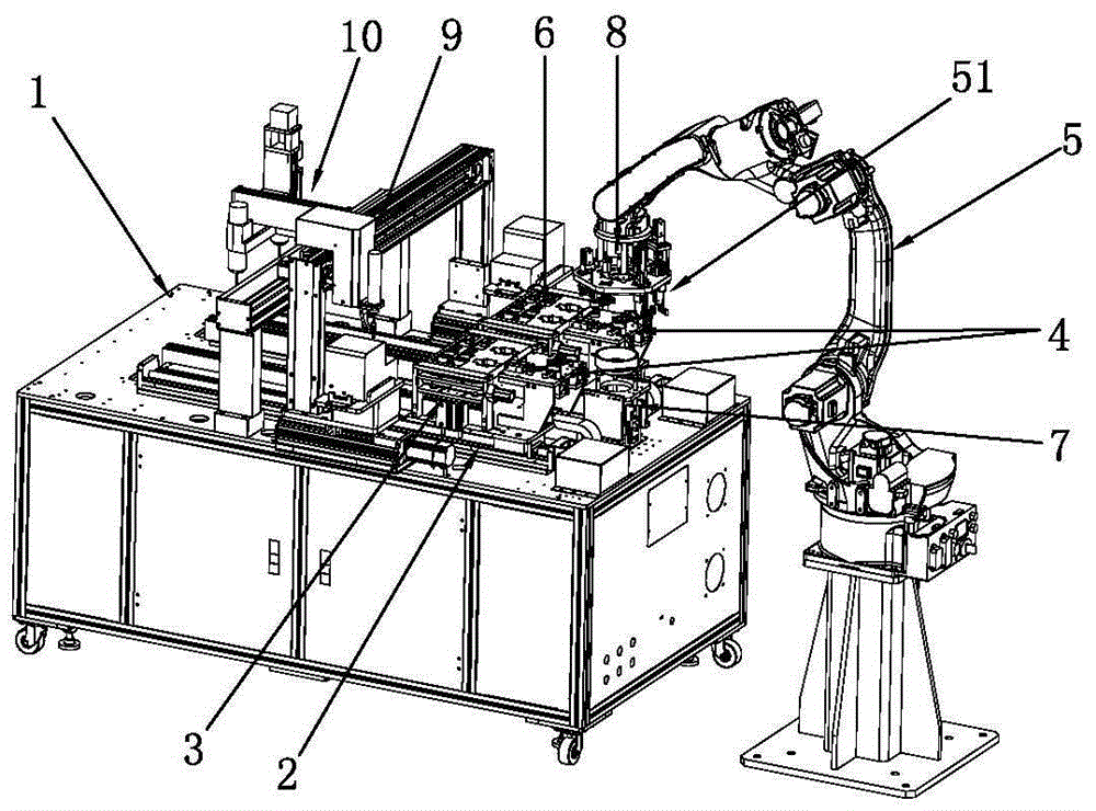 Automatic assembling machine for intelligent watches