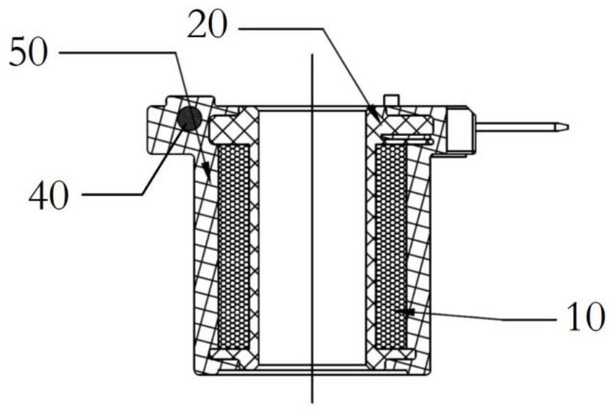 A solenoid valve coil assembly