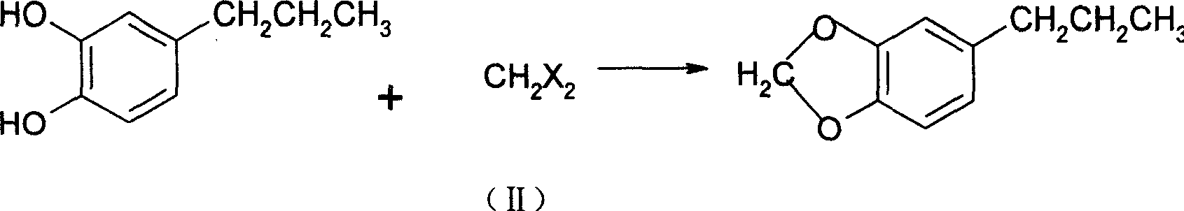 Method for preparing dihydro safrole