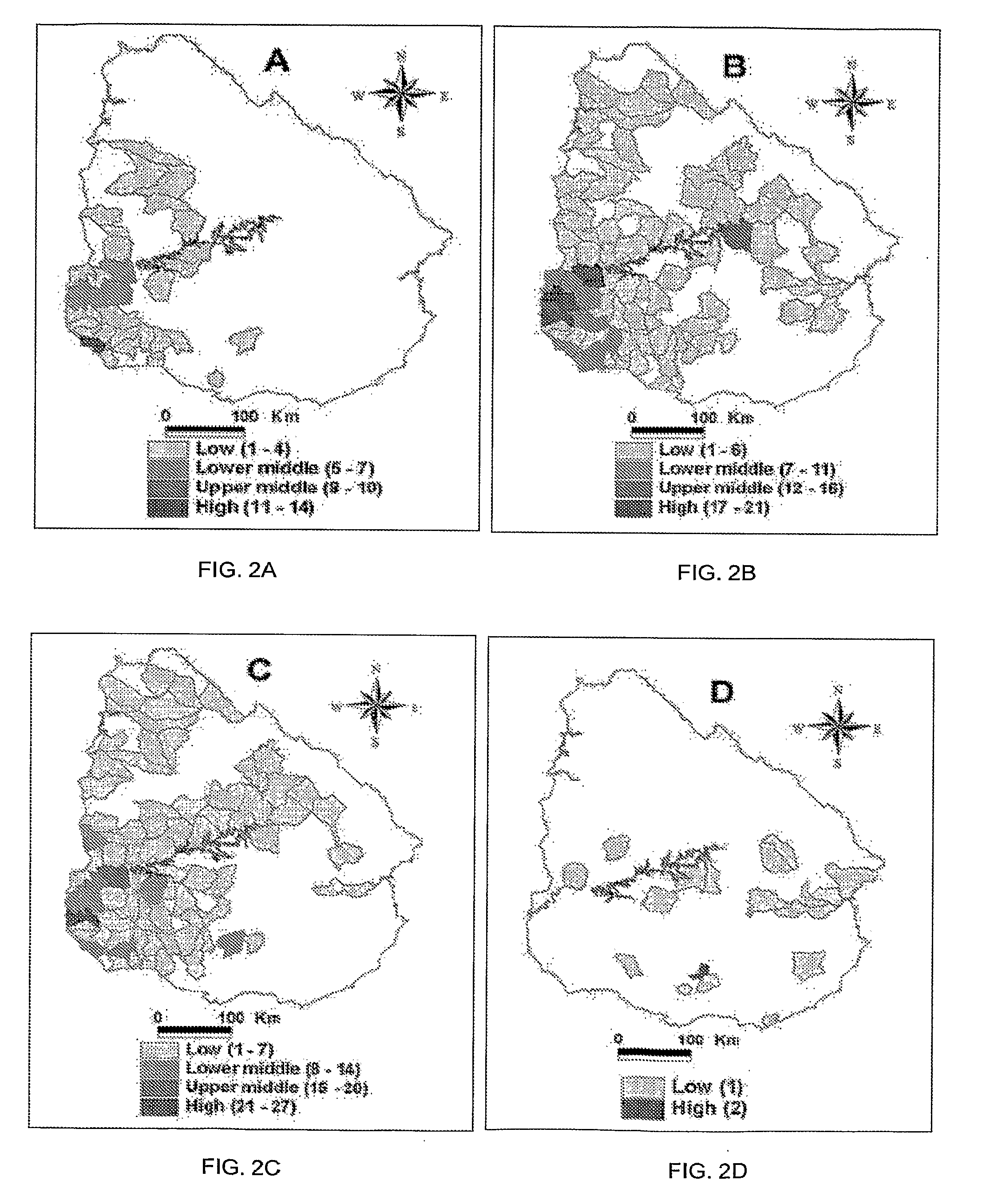 Method of identifying clusters and connectivity between clusters